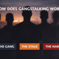 How does gang stalking work illustration