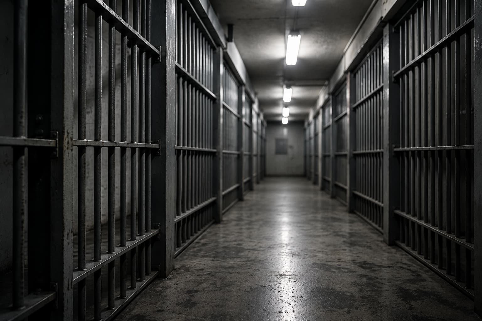 Prison hallway — Snitch Believing Dupes, prison waits for no one